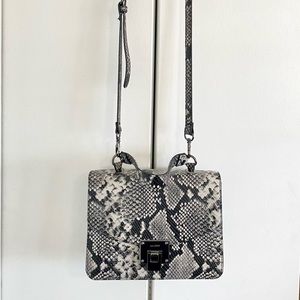 Aldo Snakeskin Adjustable Crossbody Bag